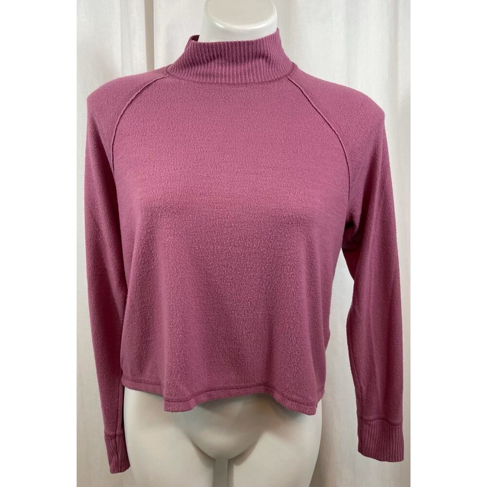 Abercrombie & Fitch Sweater Oversized Mock Turtleneck Long Sleeve Ribbed